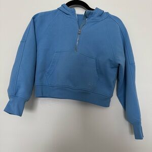 GAP Kids Sky Blue half zip Hoodie